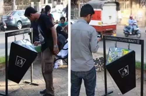 創(chuàng)意垃圾桶,讓城市更美好